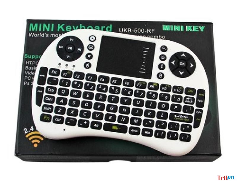 Bàn phím kiêm chuột không dây UKB 500 RF Mini Keyboard
