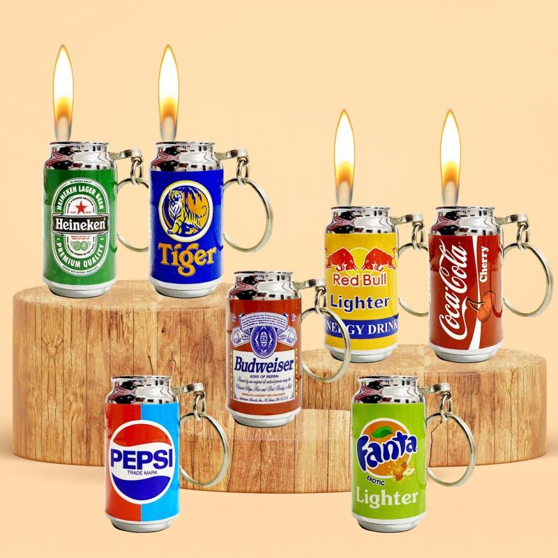 Bật lửa hình lon bò cụng