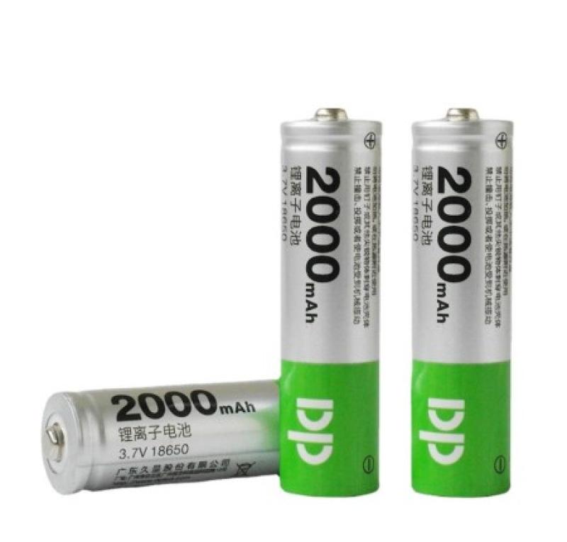 Pin 3.7V 18650 DP-Li01 2000mAh đầu bằng