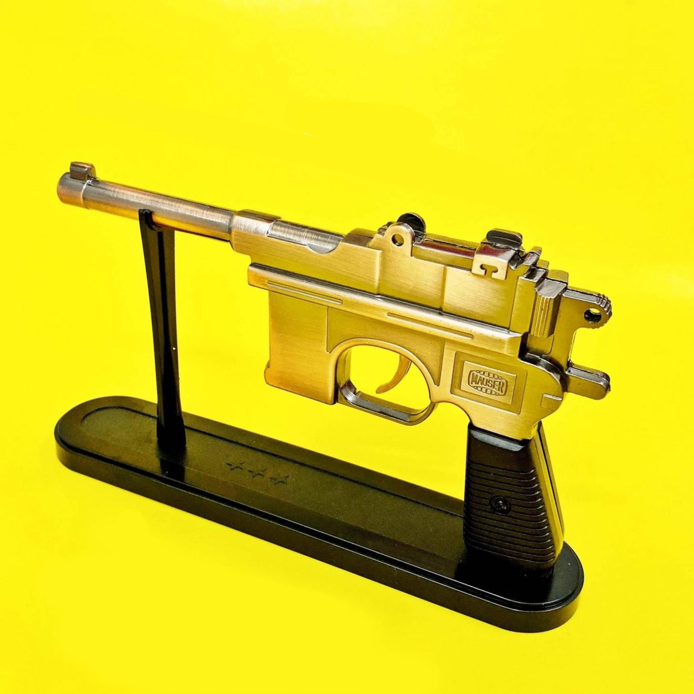 Bật lửa hình súng Mauser size 24cm có giá đỡ