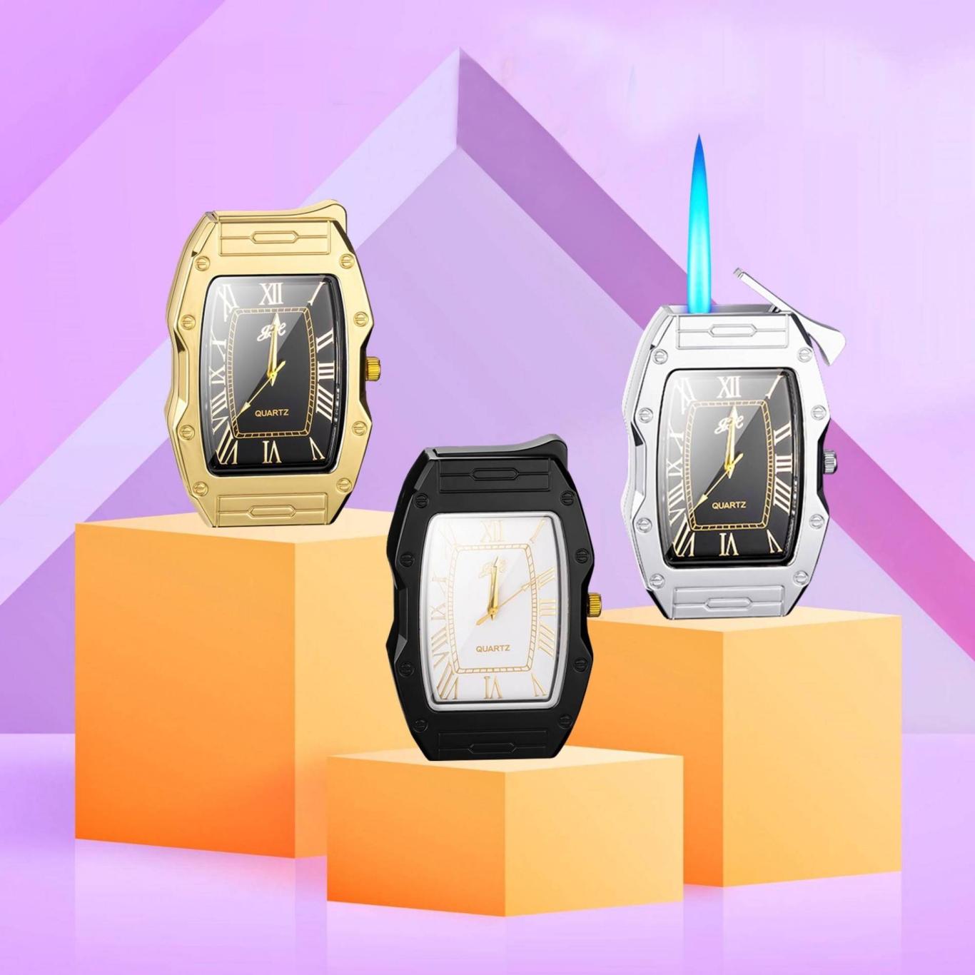 Bật lửa kiêm đồng hồ DH-503 - dùng gas