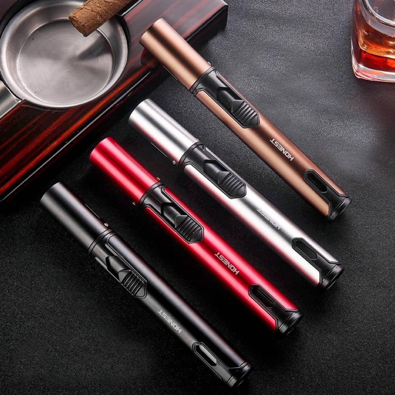 Bật lửa Honest 753 kim loại dùng gas