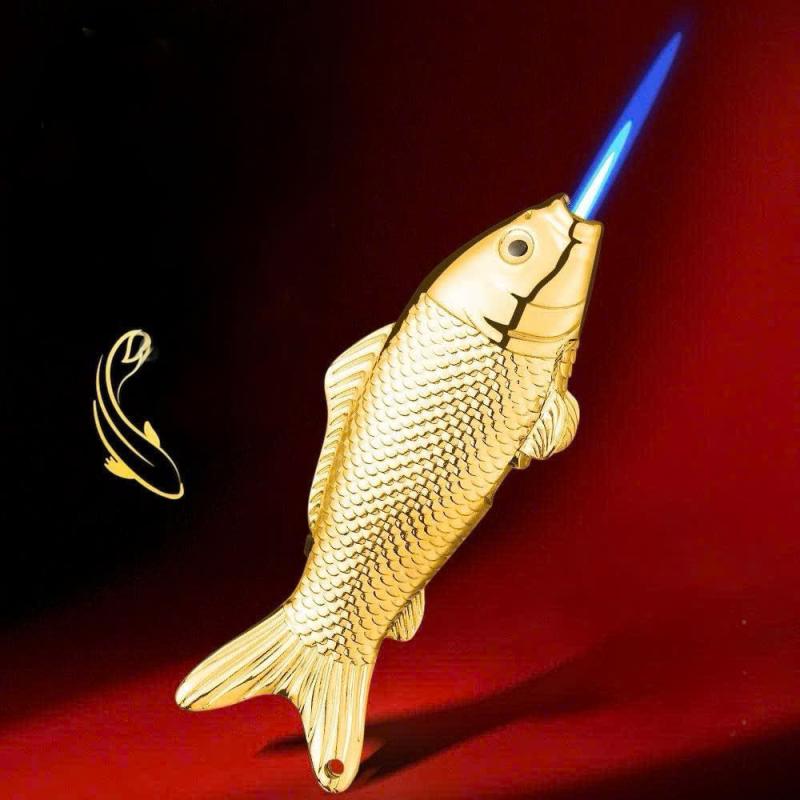 Bật lửa hình cá chép gas lửa khò