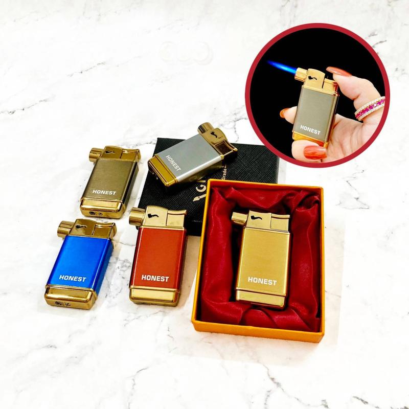 Bật lửa hút tẩu Honest HN699 có hộp xài gas