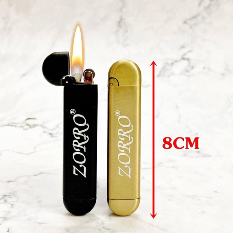 Bật lửa Zorro xăng đá Z898 mỏng dài