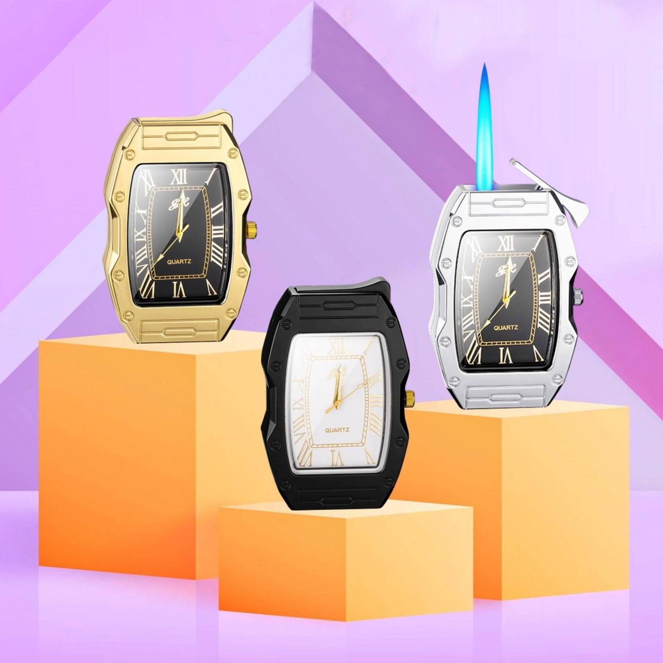 Bật lửa kiêm đồng hồ DH-503 - dùng gas (có hộp)