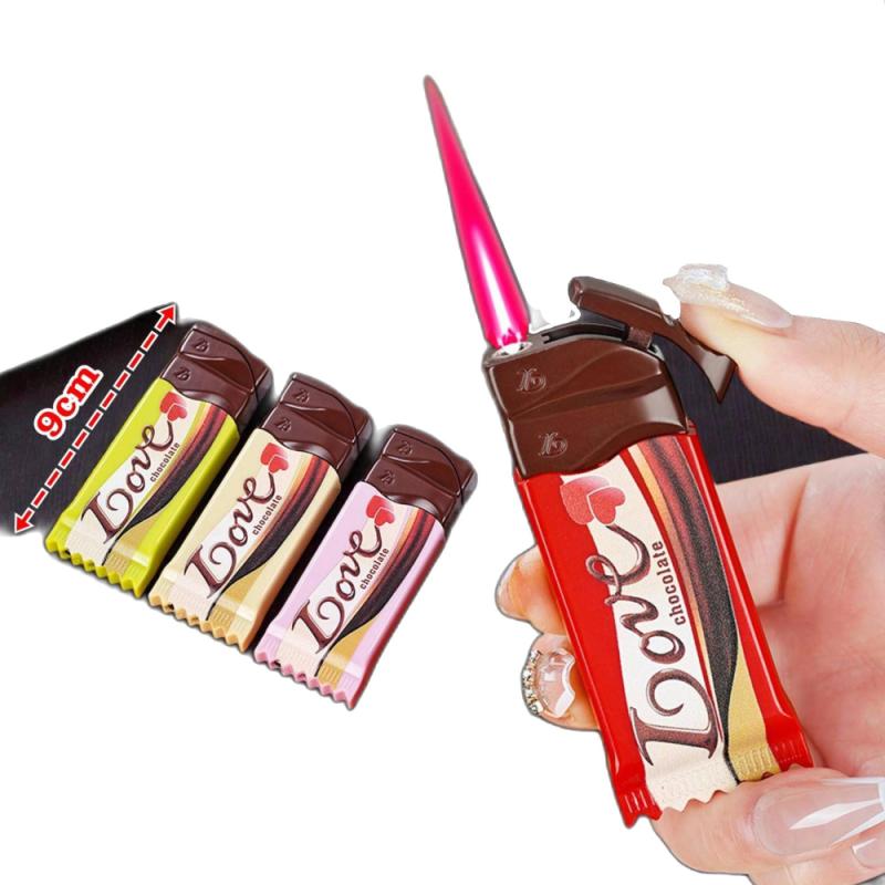 Bật lửa khè hình cây kẹo chocolate kẹo socola xài gas