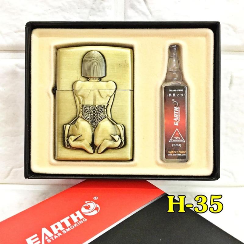 Bật lửa zippo sexy girl hình nổi H-35