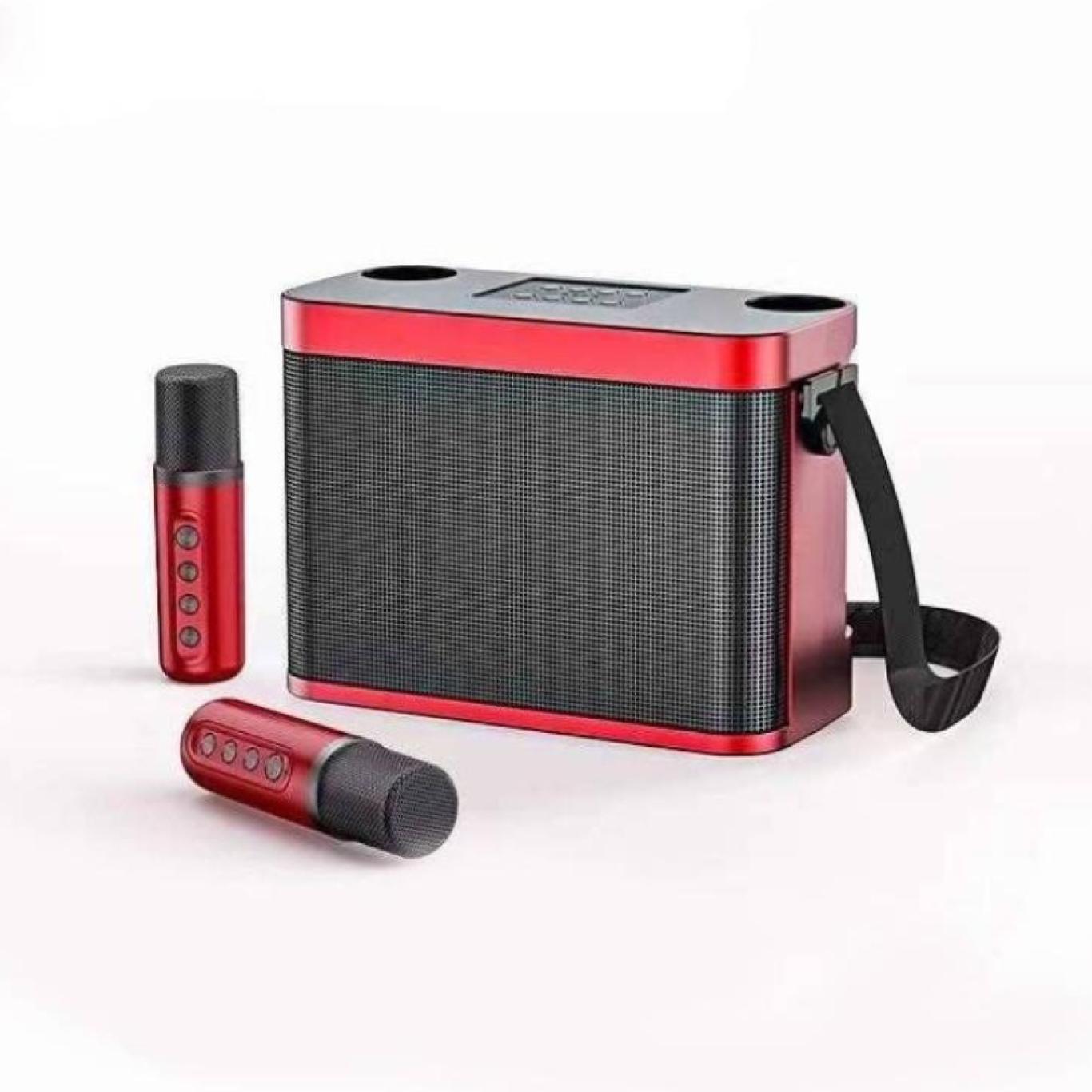 Loa karaoke mini YS-209 kèm 2 micro không dây