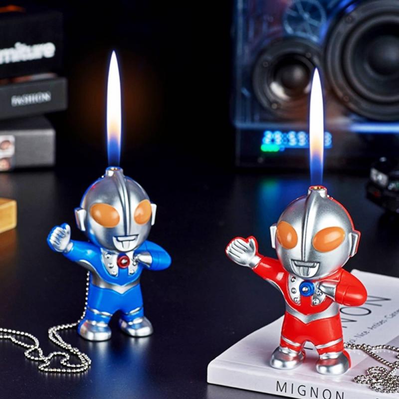 Bật lửa hình siêu nhân điện quang ultraman có đèn