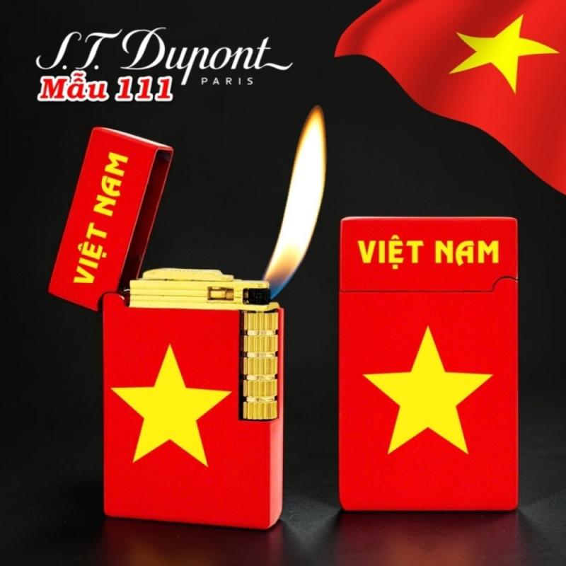Bật lửa dupont cờ đỏ sao vàng m-111 - (xài gas)