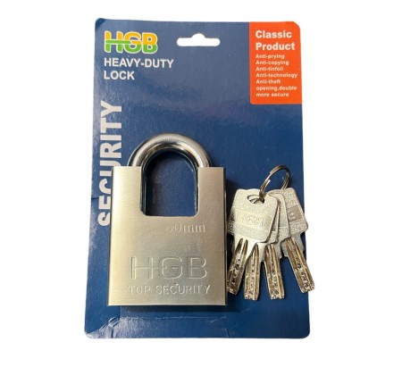 Ổ Khóa HGB inox 60mm chìa muỗng