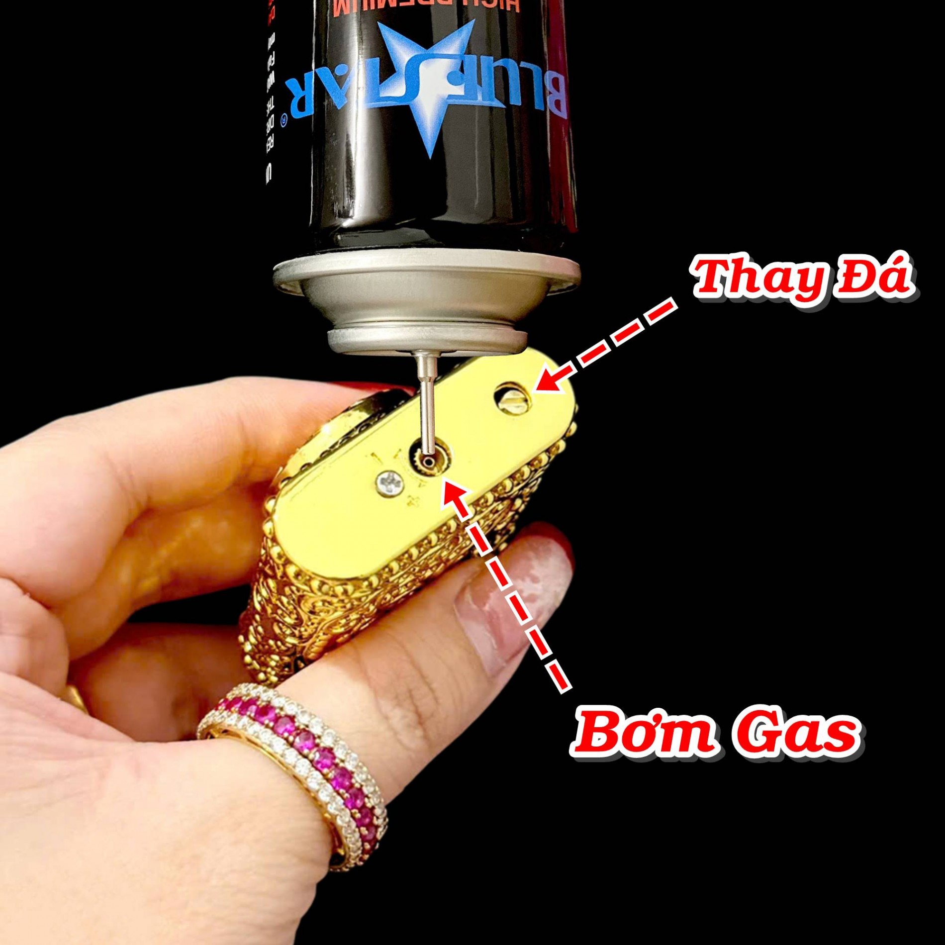 Bật lửa zorro z852 có vòng quay xả stress (vòng quay 12 con giáp) - (xài gas)